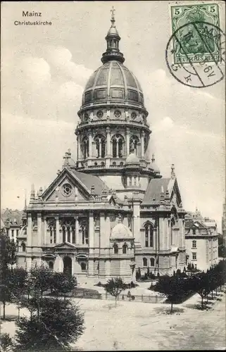 Ak Mainz am Rhein, Christuskirche