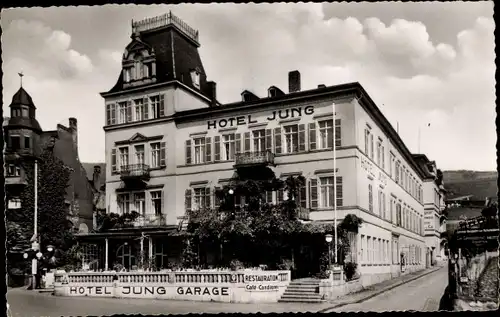 Ak Rüdesheim am Rhein, Hotel Jung