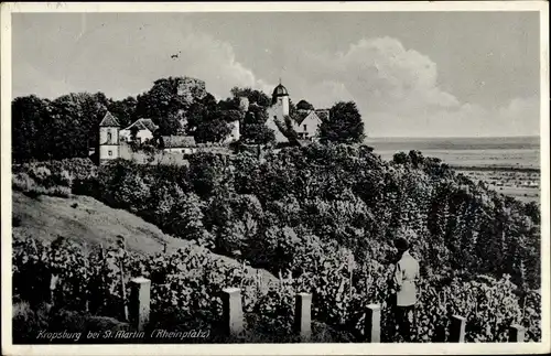 Ak Sankt Martin in der Pfalz, Kropsburg