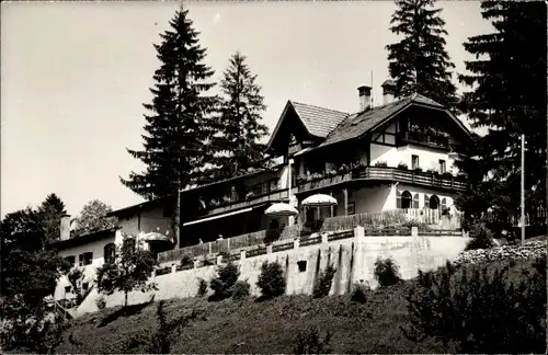 Ak Oberammergau in Oberbayern, Hotel-Cafe Friedenshöhe