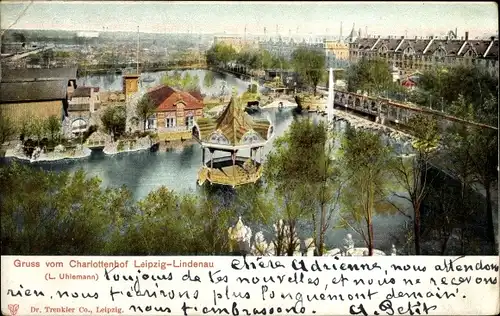 Ak Lindenau Leipzig in Sachsen, Charlottenhof
