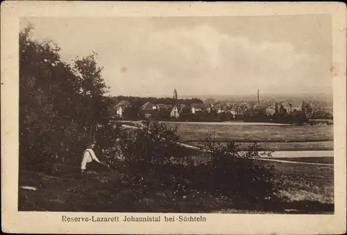 Ak Johannistal Viersen, Panorama, Reserve Lazarett