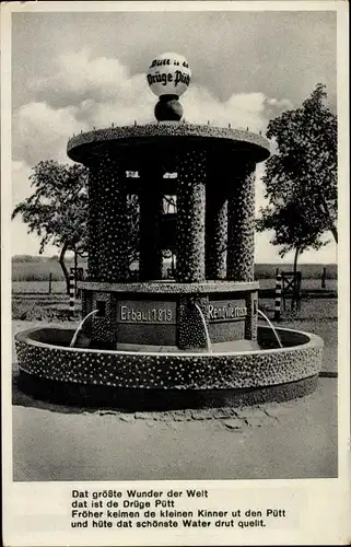 Ak Haltern am See Westfalen, Brunnen