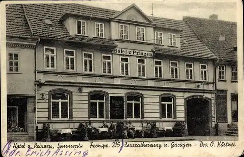 Ak Sömmerda in Thüringen, Hotel zum Prinzen