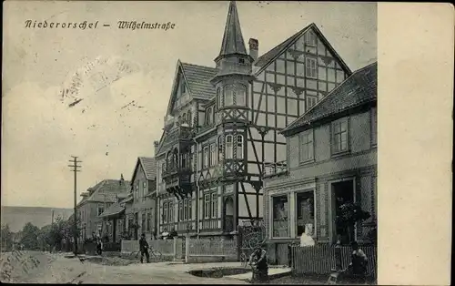 Ak Niederorschel im Eichsfeld Thüringen, Wilhelmstraße