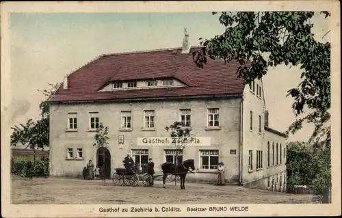 Ak Zschirla Colditz in Sachsen, Gasthof zu Zschirla
