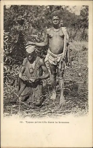 Ak Senegal, Mann und Frau