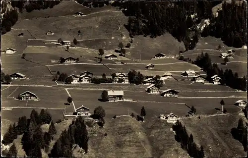 Ak Adelboden Kanton Bern Schweiz, Hotels u. Chalets auf dem Schlegeli