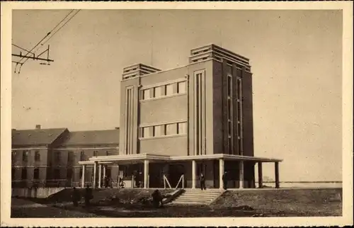 Ak Antwerpen Anvers Flandern, Entree du Tunnel pour pietons, Rive gauche