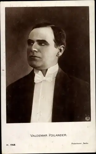 Ak Schauspieler Valdemar Psilander, Portrait