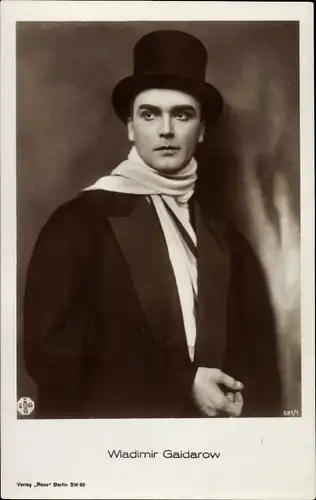 Ak Schauspieler Wladimir Gaidarow, Portrait, Ross Verlag 591 1