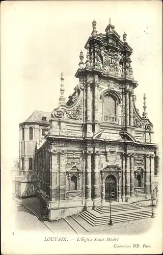 Ak Louvain Leuven Flämisch Brabant, l'Eglise Saint-Michel