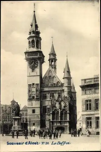 Ak Aalst Alost Ostflandern, Le Beffroi