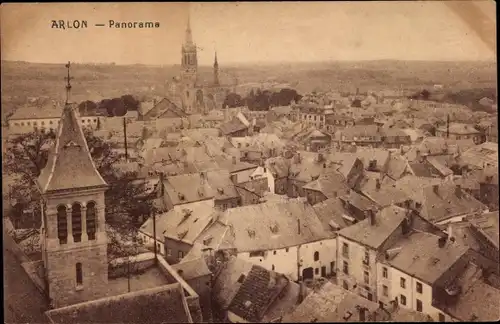 Ak Arlon Aarlen Wallonien Luxemburg, Panorama