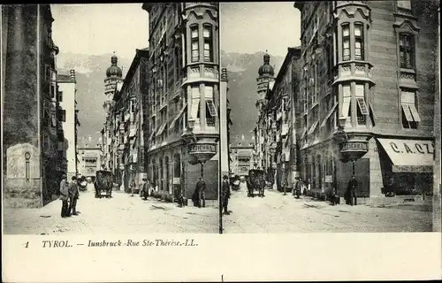 Stereo Ak Innsbruck in Tirol, Rue Sainte Thérésa