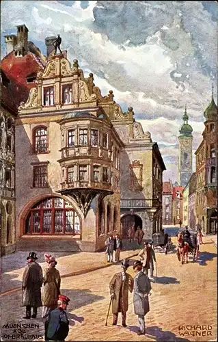 Künstler Ak Wagner, Richard, München in Bayern, Königliches Hofbräuhaus