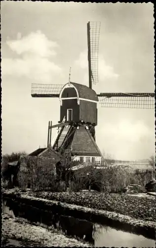 Ak Leerdam Südholland, Windmühle