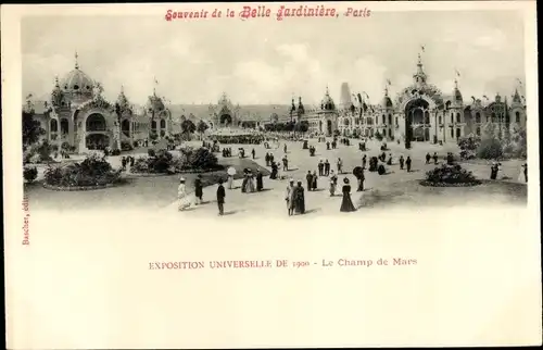 Ak Paris, Le Champ de Mars, Exposition Universelle de 1900, Paris
