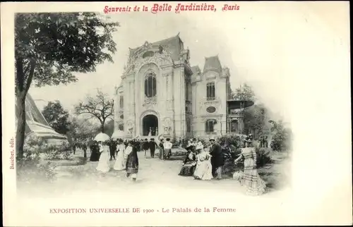 Ak Paris, Le Palais de la Femme, Exposition Universelle de 1900