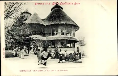 Ak Paris, La Guinée, Exposition Universelle de 1900