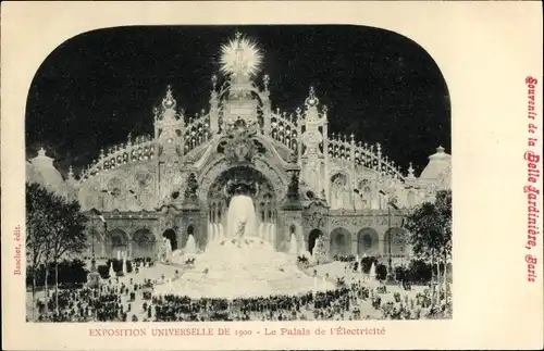 Ak Paris, Le Palais de l'Électricité, Exposition Universelle de 1900