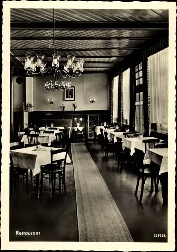 Ak Wernigerode im Harz, HO-Hotel Zur Post, Restaurant