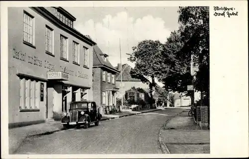 Ak Musterdorf Zetel in Oldenburg Friesland, Gasthof zur Börse