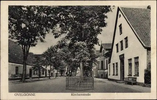 Ak Ovelgönne im Oldenburger Land Wesermarsch, Kirchenstraße