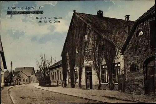 Ak Apen in Oldenburg Ammerland, Gasthaus zur Traube