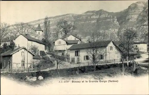 Ak Saleve Haute Savoie, Bossey, Große Schlucht