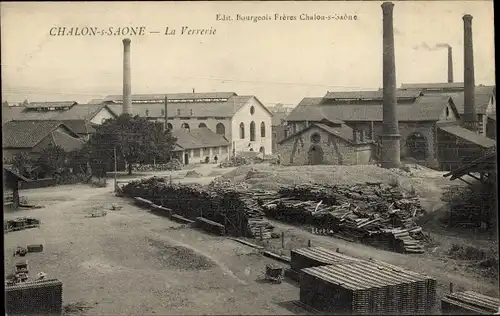 Ak Chalon sur Saône Saône et Loire, La Verrerie