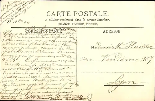 Ak Givors Rhône, Rue de Belfort, Delorme