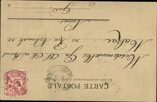 Zeitungs Ak Lyon Rhône, Republik Lyon, Denkmal