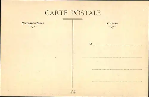 Ak Salies de Béarn Pyrénées Atlantiques, Innenhof des öffentlichen Gartens