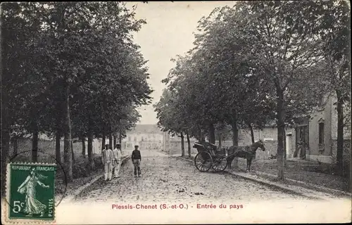 Ak Plessis Chenet Essonne, Einreise in das Land