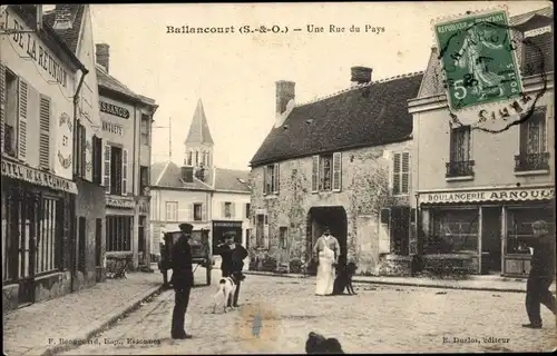 Ak Ballancourt Essonne, Eine Landstraße