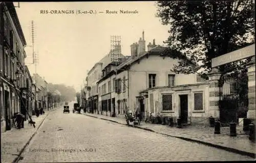 Ak Ris Orangis Essonne, Nationalstraße