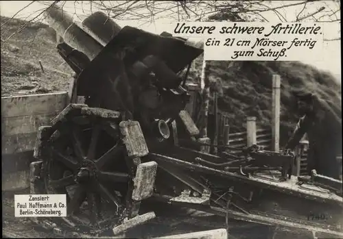 Ak Schwere Artillerie, 21cm Mörser, I WK