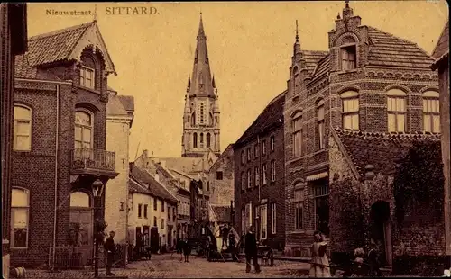 Ak Sittard Limburg Niederlande, Nieuwstraat