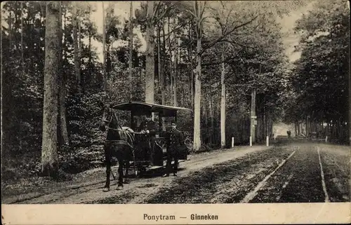 Ak Ginneken en Bavel Nordbrabant, Pferdestraßenbahn