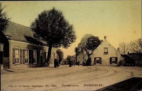 Ak Rijsbergen Nordbrabant, Tramstation