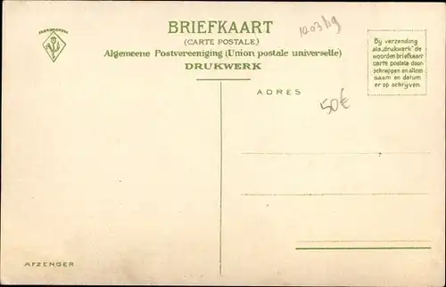 Ak Heusden Nordbrabant, Brücke über die Bergsche Maas