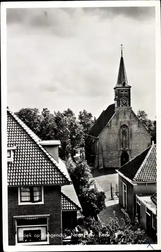 Ak Broek op Langedijk Nordholland Niederlande, Kirche