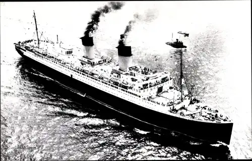 Foto Dampfer Ile de France, CGT, French Line