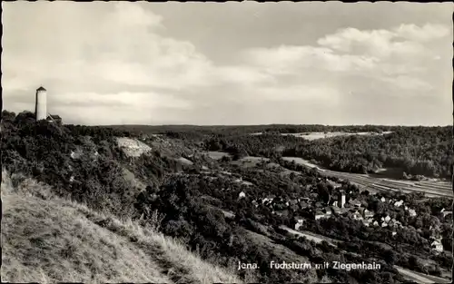 Ak Jena in Thüringen, Fuchsturm mit Ziegenhain