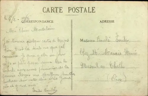 Ak Troyes Aube, La Gare