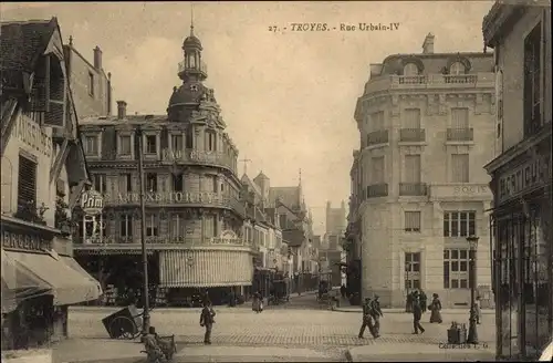 Ak Troyes Aube, Rue Urbain-IV