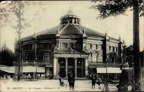 Ak Amiens Somme, Der Zirkus