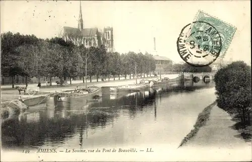 Ak Amiens Somme, Somme, rue du Pont de Beauville