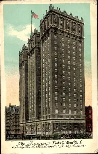 Ak New York City USA, Vanderbilt Hotel